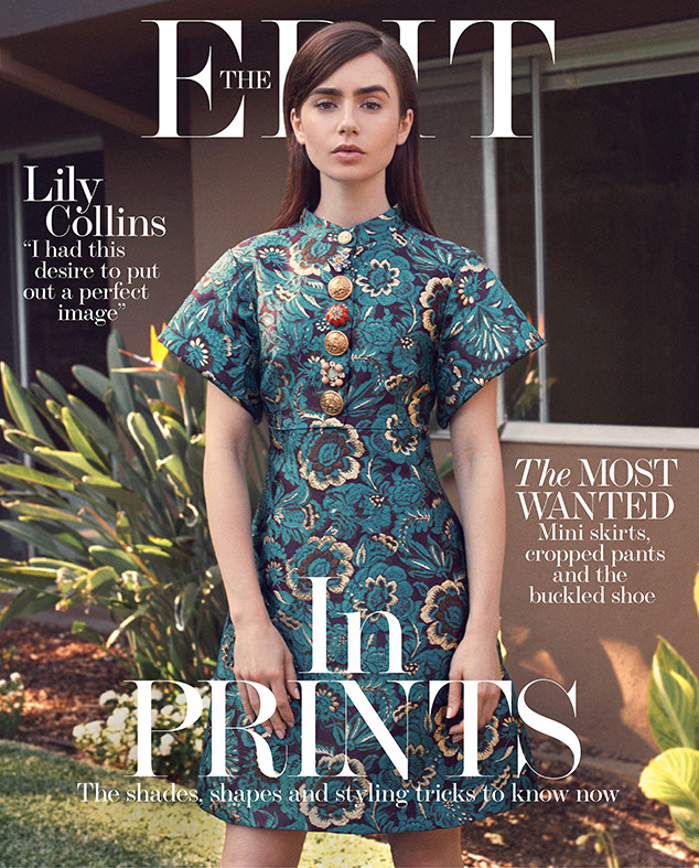 Lily Collins, The Edit, Cover